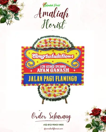 Sewa Papan Bunga Sanua